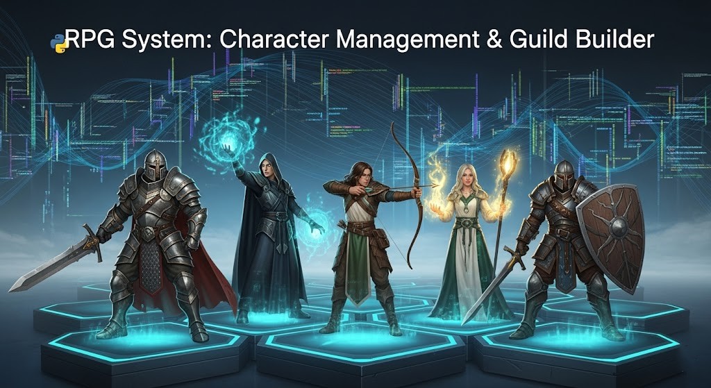 RPG System: Character Management & Guild Builder